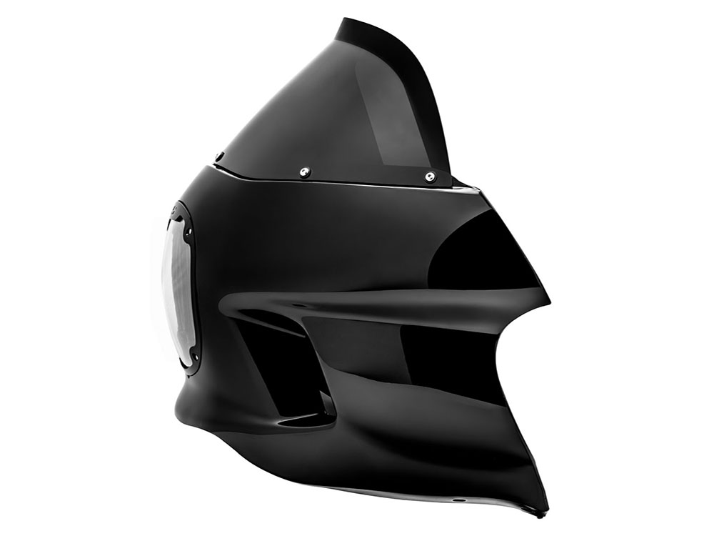 SADDLEMEN SEATS S-RT Mini Fairing – Gloss Black. Fits Dyna 2006-2017
