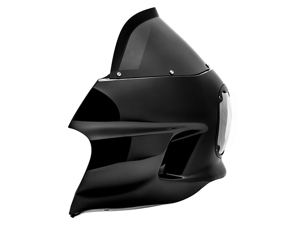 SADDLEMEN SEATS S-RT Mini Fairing – Gloss Black. Fits Dyna 2006-2017