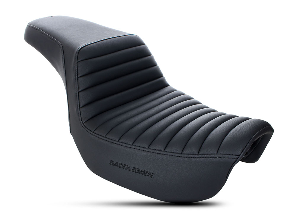 SADDLEMEN SEATS Step-Up Tuck & Roll Dual Seat. Fits Dyna 2006-2017.