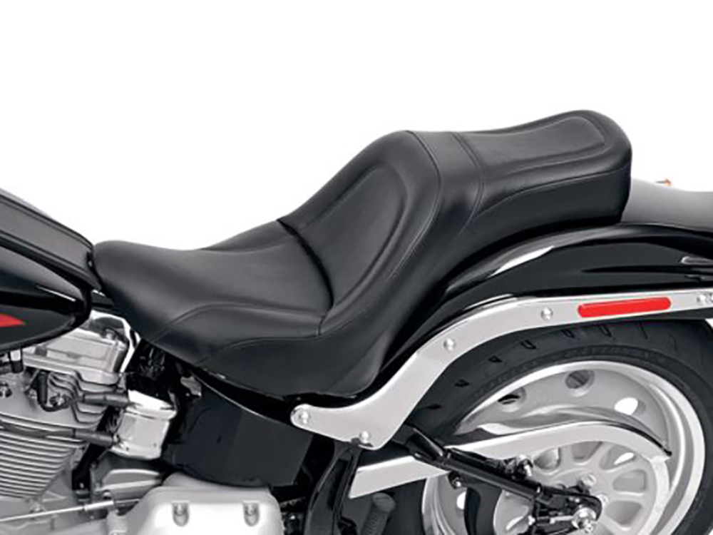 SADDLEMEN SEATS King Dual Seat. Fits Softail 2006-2017 with OEM 200 Rear Tyre.