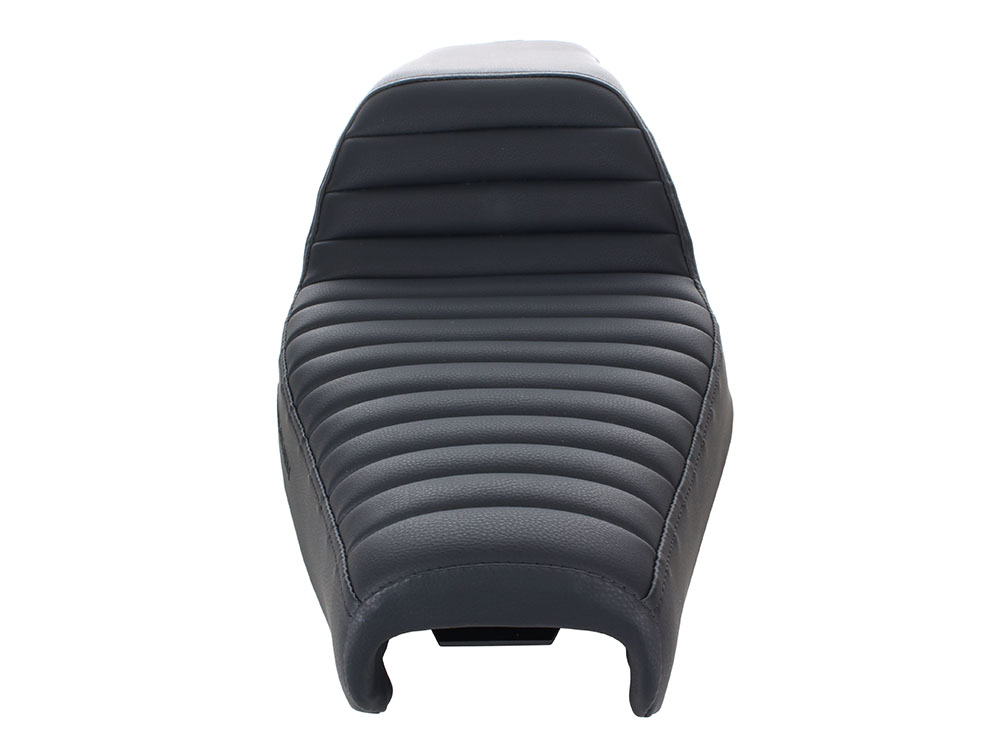 SADDLEMEN SEATS Step-Up Tuck & Roll Dual Seat. Fits Sportster 2004-2021 with 3.3 Gallon Fuel Tank.
