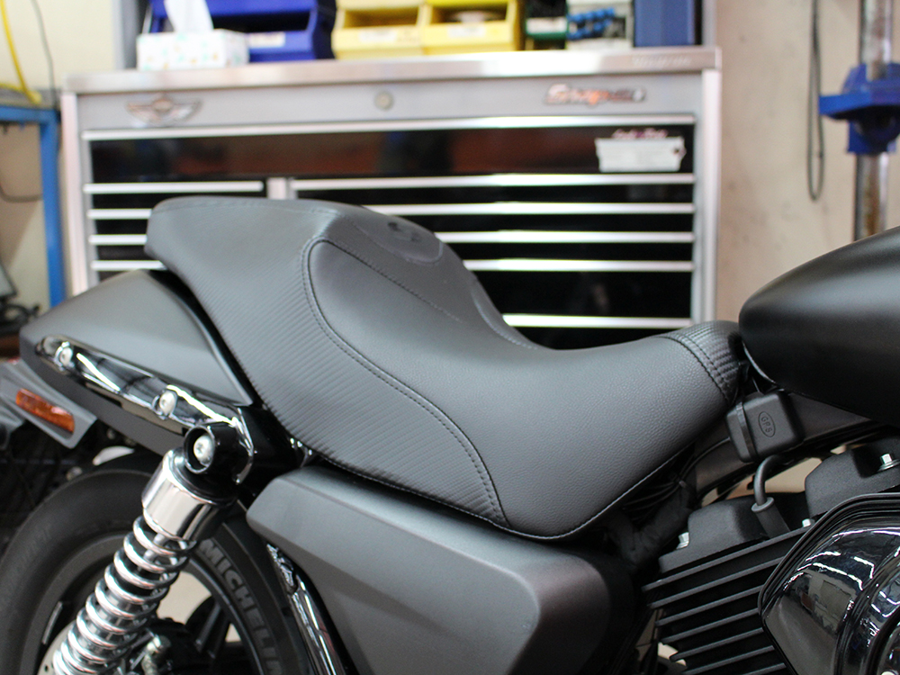 SADDLEMEN SEATS Street Two Up Dual Seat. Fits Street 500 & 750 2015-2020.