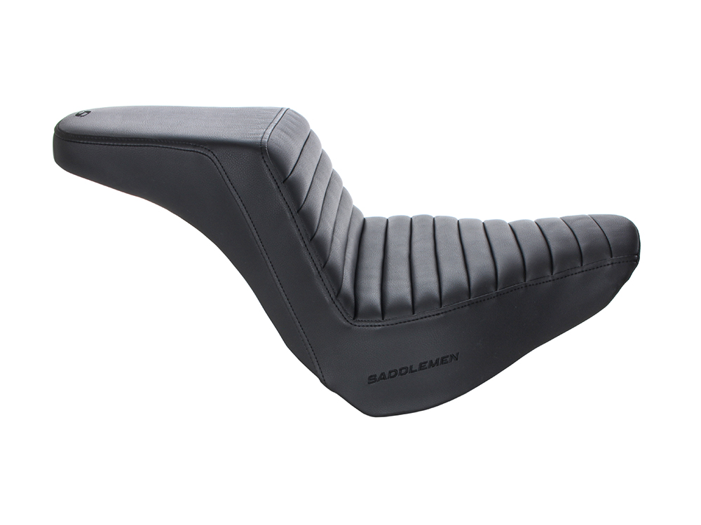 SADDLEMEN SEATS Step-Up Tuck & Roll Dual Seat. Fits Fat Boy 2018up & Breakout 2023up
