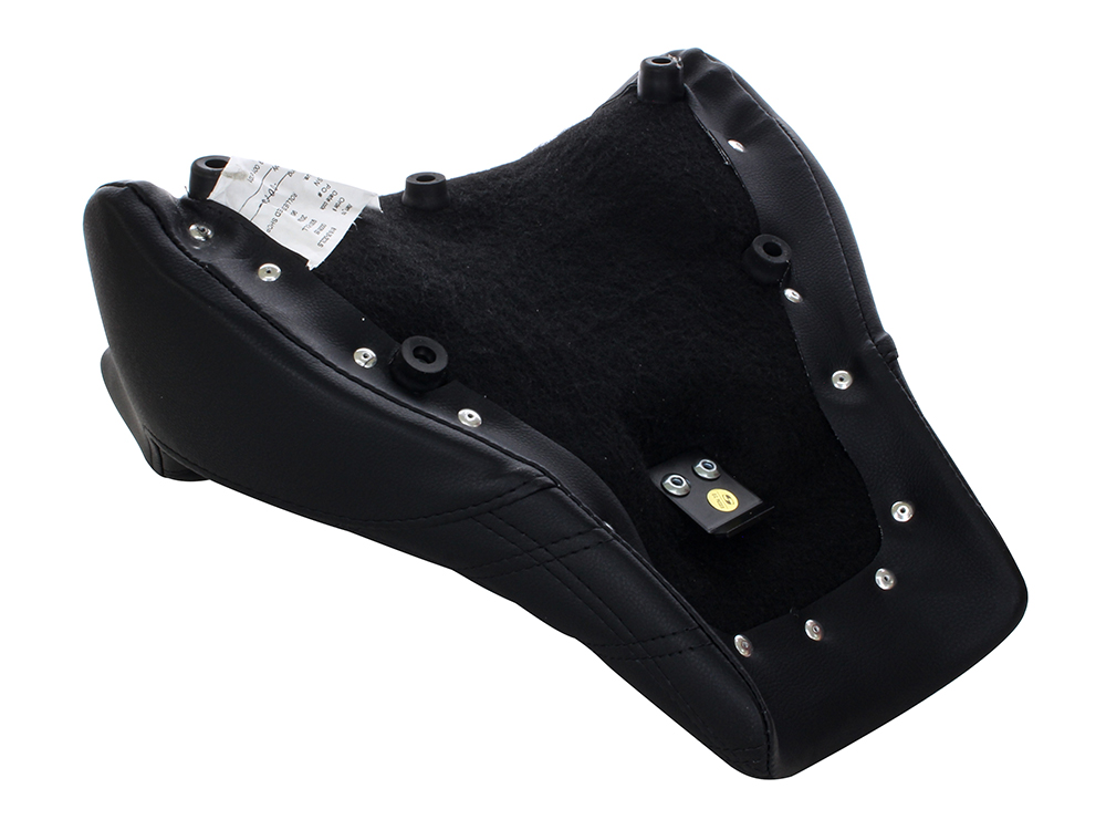 SADDLEMEN SEATS Renegade LS Solo Seat with Black Double Diamond Lattice Stitch. Fits Fat Bob 2018-2024