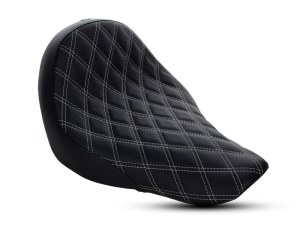 SADDLEMEN SEATS Renegade LS Solo Seat with Silver Double Diamond Lattice Stitch. Fits Sport Glide & Low Rider 2018up, Low Rider S 2020up & Low Rider ST 2022up. SADDLEMEN SEATS Renegade LS Solo Seat with Silver Double Diamond Lattice Stitch. Fits Sport Glide & Low Rider 2018up, Low Rider S 2020up & Low Rider ST 2022up.
