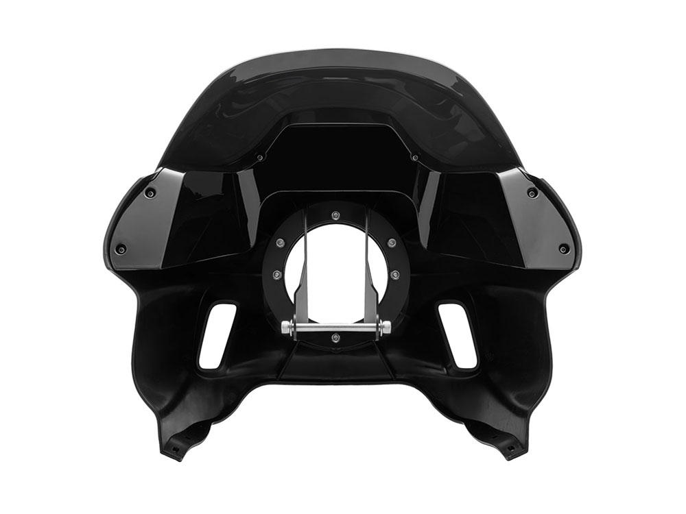 SADDLEMEN SEATS S-RT Mini Fairing – Gloss Black. Fits Softail Street Bob 2018up, Low Rider 2018-2020 & Standard 2020up