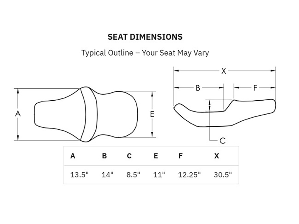 Seat; FLSB, FXLR%2718up & FXLRS%2720up