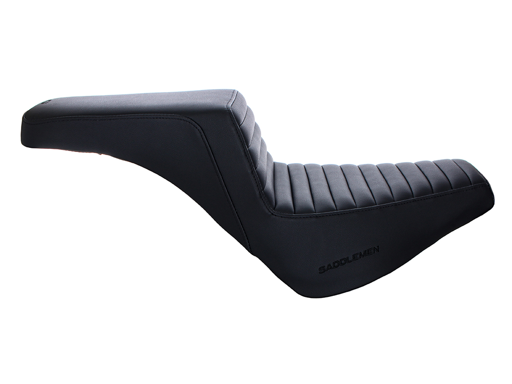 SADDLEMEN SEATS Step-Up Tuck & Roll Dual Seat. Fits Softail Street Bob 2018up & Standard 2020up.