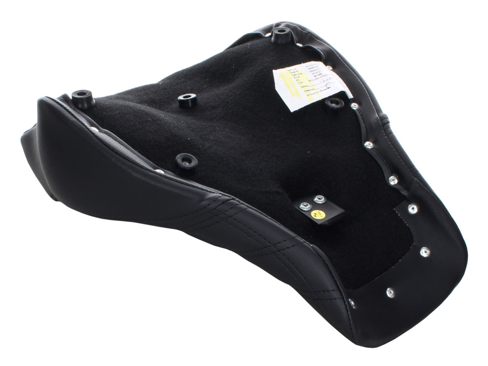 SADDLEMEN SEATS Renegade LS Solo Seat with Black Double Diamond Lattice Stitch. Fits Softail Deluxe & Heritage Classic 2018up