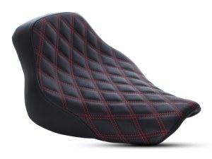 SADDLEMEN SEATS Renegade LS Solo Seat with Red Double Diamond Lattice Stitch. Fits Softail Deluxe & Heritage Classic 2018up. SADDLEMEN SEATS Renegade LS Solo Seat with Red Double Diamond Lattice Stitch. Fits Softail Deluxe & Heritage Classic 2018up.
