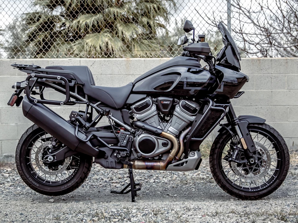 SADDLEMEN SEATS Adventure Tour Low Dual Seat With Backrest. Fits Pan America 2021up.