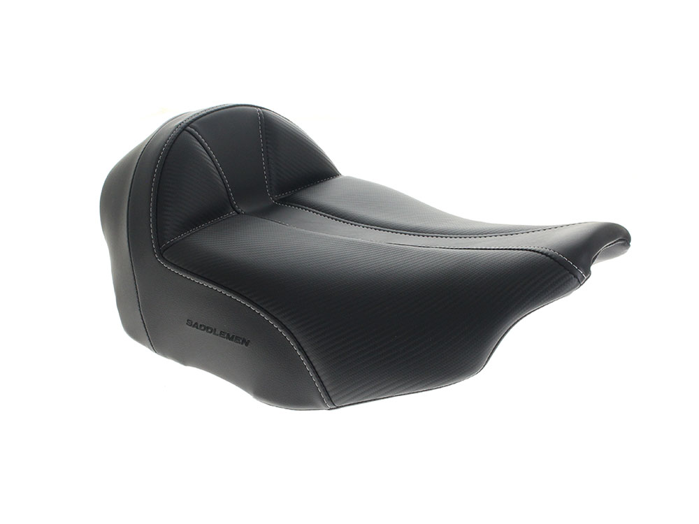 SADDLEMEN SEATS Extended Reach Dominator Solo Seat. Fits CVO Touring 2023up, Street Glide & Road Glide 2024up, Touring 2025up. Can Option a Backrest.