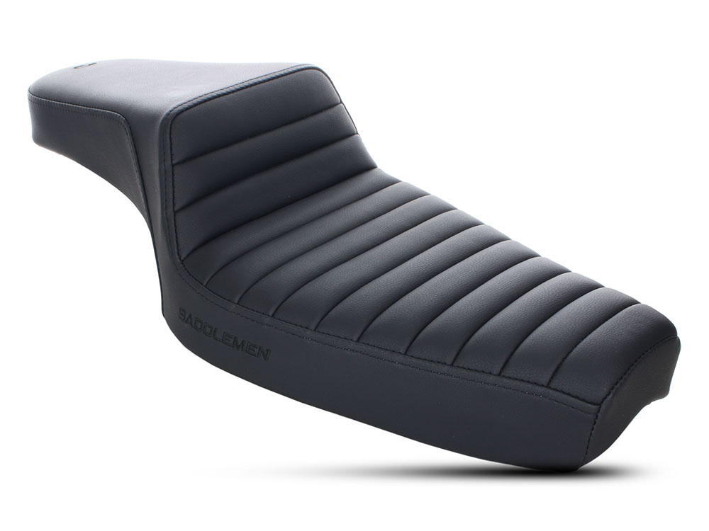SADDLEMEN SEATS Step-Up Tuck & Roll Dual Seat. Fits Sportster 1982-2003.
