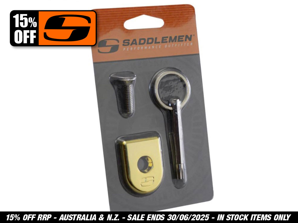 Security Seat Bolt; H-D ATAB Gold