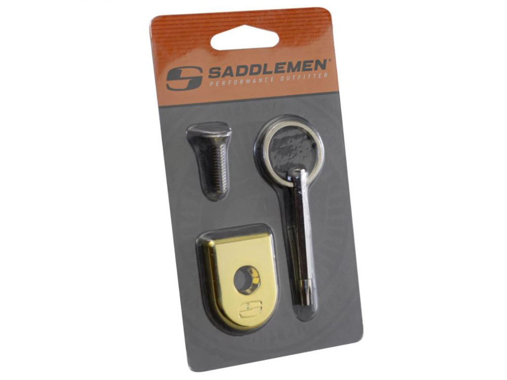 SADDLEMEN SEATS H-D ATAB Gold Security Seat Screw