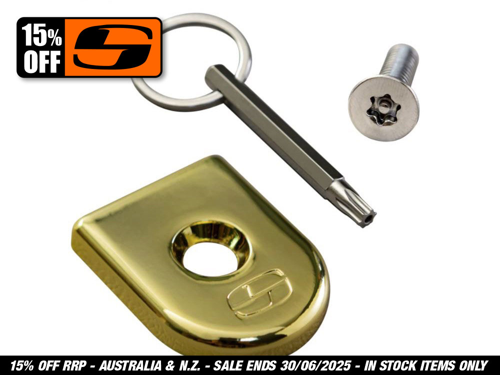 Security Seat Bolt; H-D ATAB Gold