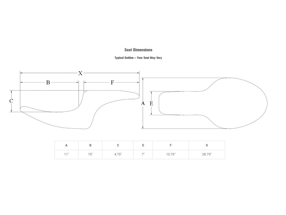 SADDLEMEN SEATS Kraus Moto Pro Series Dual Seat. Fits Most Touring 2008-2024