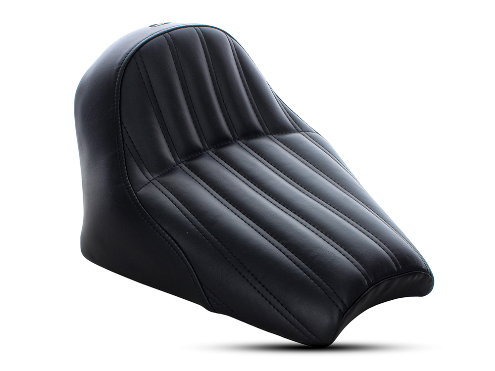 SADDLEMEN SEATS Knuckle Solo Seat – Black. Fits Scout Bobber 2018-2024