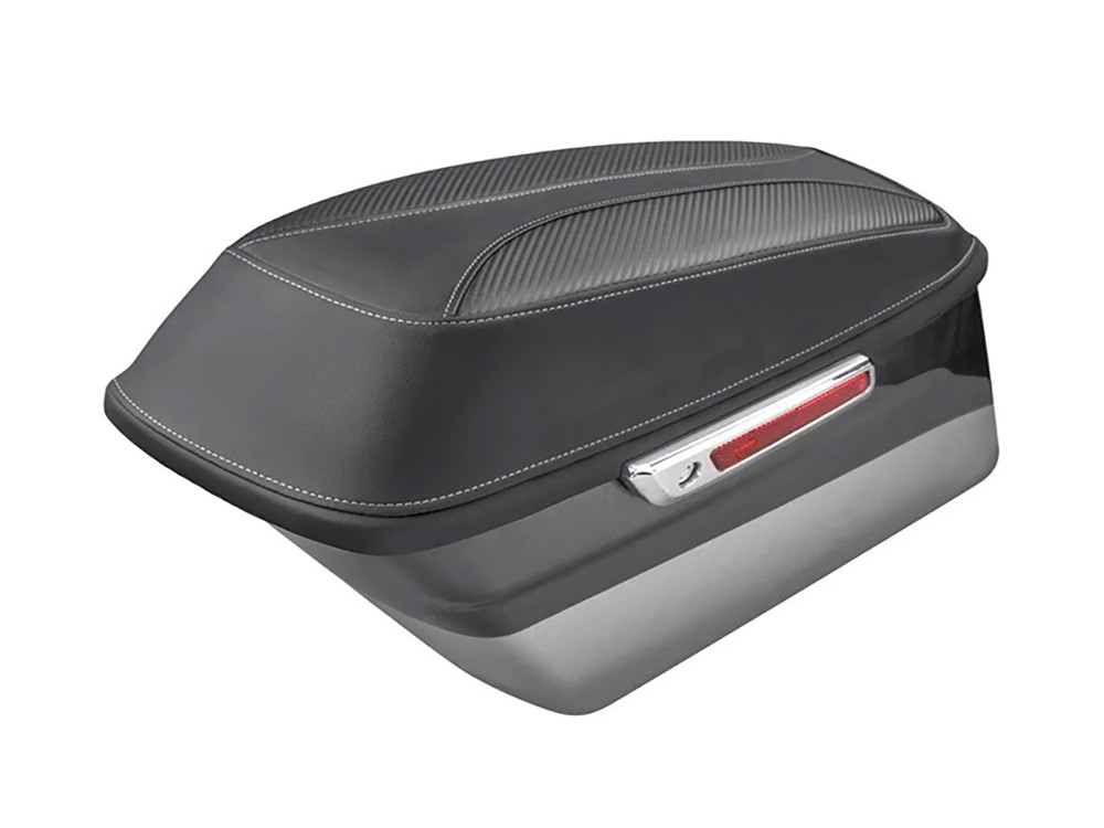 SADDLEMEN SEATS Dominator Saddlebag Lid Covers. Fits Most Touring 2008-2024