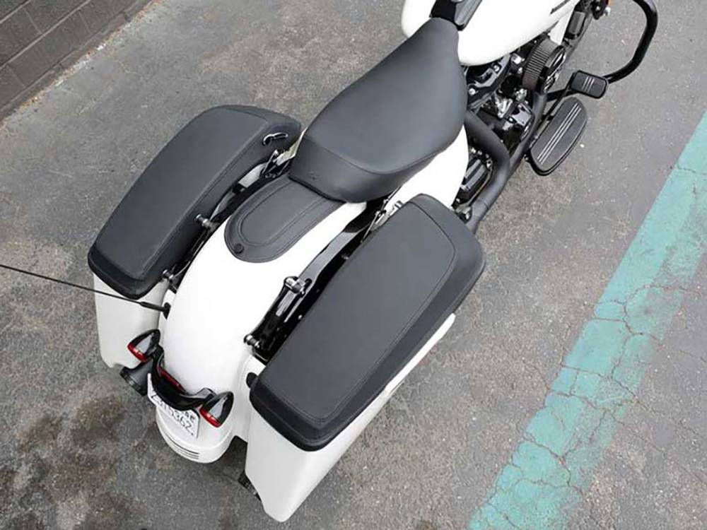 SADDLEMEN SEATS Saddlebag Lid Covers. Fits Most Touring 2008-2024