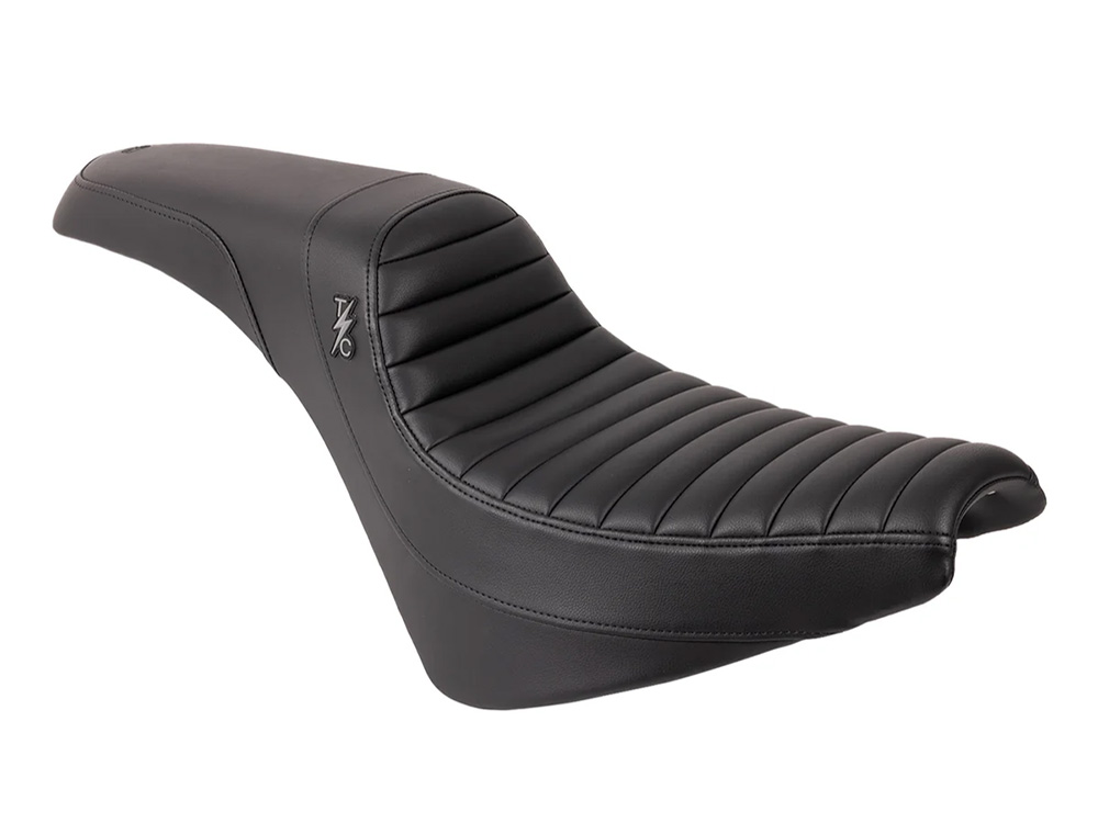 SADDLEMEN SEATS Thrashin X Saddlemen Step-Up Tuck & Roll Dual Seat. Fits Softail Street Bob 2018up & Standard 2020up