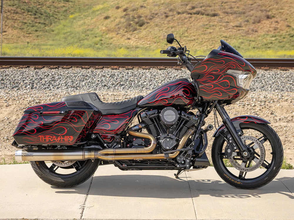 SADDLEMEN SEATS Thrashin X Saddlemen Step-Up Tuck & Roll Dual Seat. Fits CVO Touring 2023up, Street Glide & Road Glide 2024up, Touring 2025up