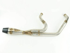 Sawicki Speed Mid Length 2-into-1 Exhaust with Billet End Cap – Stainless. Fits Softail 1986-2017. Sawicki Speed Mid Length 2-into-1 Exhaust with Billet End Cap – Stainless. Fits Softail 1986-2017.