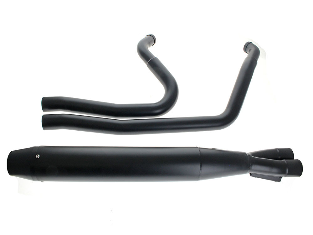 Sawicki Speed Full Length 2-into-1 Exhaust with Billet End Cap – Black. Fits Touring 1995-2016.