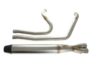 Sawicki Speed Full Length 2-into-1 Exhaust with Billet End Cap – Stainless. Fits Touring 1995-2016. Sawicki Speed Full Length 2-into-1 Exhaust with Billet End Cap – Stainless. Fits Touring 1995-2016.