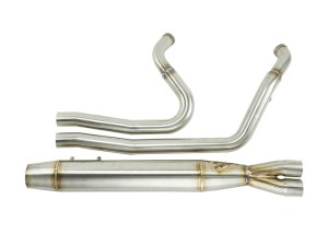 Sawicki Speed Full Length 2-into-1 Exhaust with Welded End Cap – Stainless. Fits Touring 1995-2016. Sawicki Speed Full Length 2-into-1 Exhaust with Welded End Cap – Stainless. Fits Touring 1995-2016.