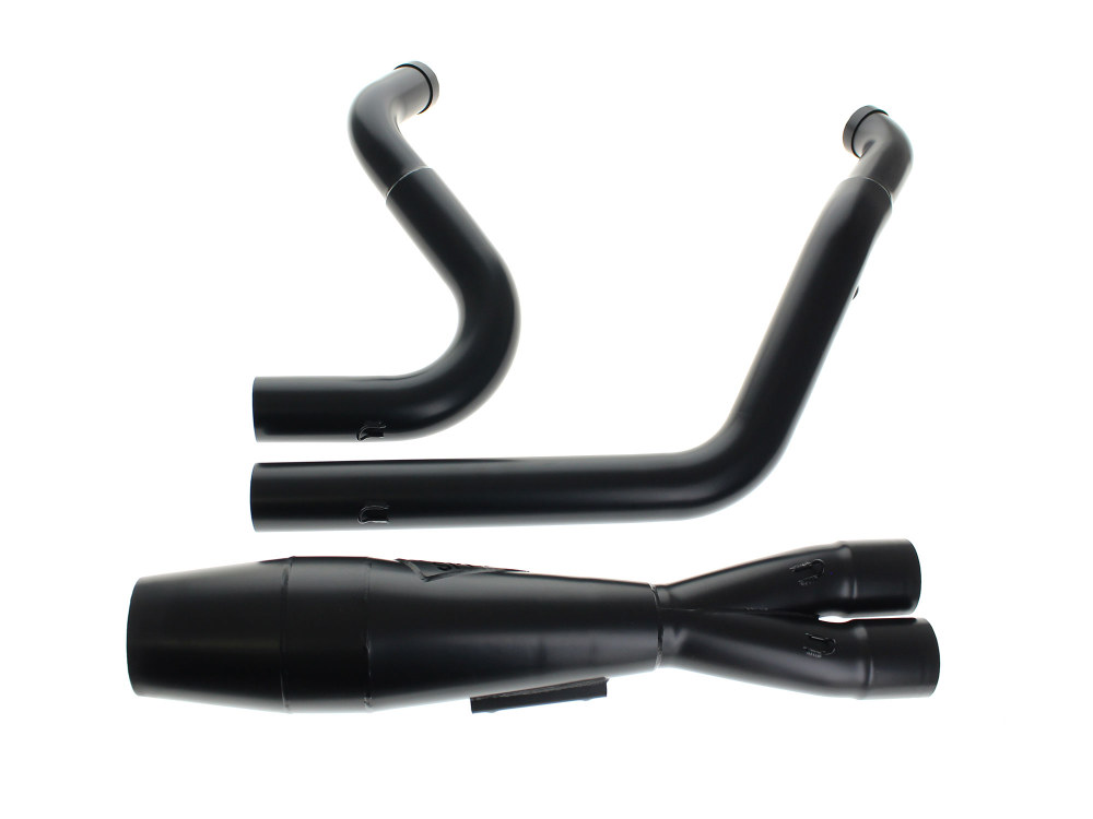 Exhaust; FLH%2717up 2:1 Shorty Cannon