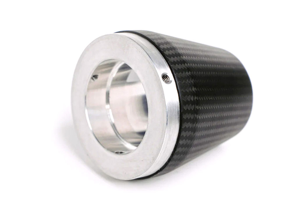 Sawicki Speed Carbon Fiber End Cap. Fits Sawicki Exhaust Systems.