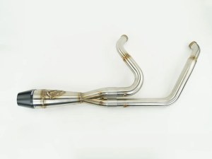 Sawicki Speed Shorty 2-into-1 Exhaust with Billet End Cap – Stainless. Fits Touring 2017up. Sawicki Speed Shorty 2-into-1 Exhaust with Billet End Cap – Stainless. Fits Touring 2017up.