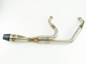 Sawicki Speed Shorty 2-into-1 Exhaust with Billet End Cap – Stainless. Fits Softail 2018up with 240 Rear Tyre. Sawicki Speed Shorty 2-into-1 Exhaust with Billet End Cap – Stainless. Fits Softail 2018up with 240 Rear Tyre.