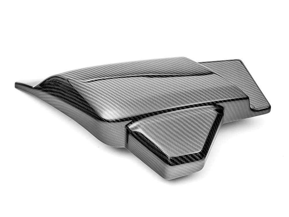 SLYFOX Carbon Side Covers – Gloss Finish. Fits CVO Touring 2023up, Street Glide & Road Glide 2024up, Touring 2025up