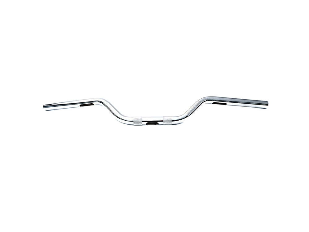 SLYFOX Mid Bend Bars – Chrome. Fits CVO Touring 2023up, Street Glide & Road Glide 2024up, Touring 2025up & Softail 2025up