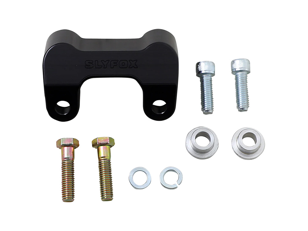 SLYFOX Road Glide Riser Adapter – Black. Fits Road Glide 2015-2023