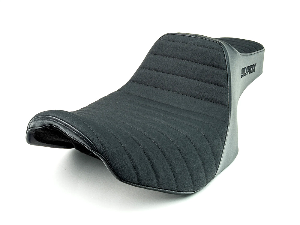 SLYFOX Highnoon Tuck N Roll Dual Seat. Fits CVO Touring 2023up, Street Glide & Road Glide 2024up, Touring 2025up