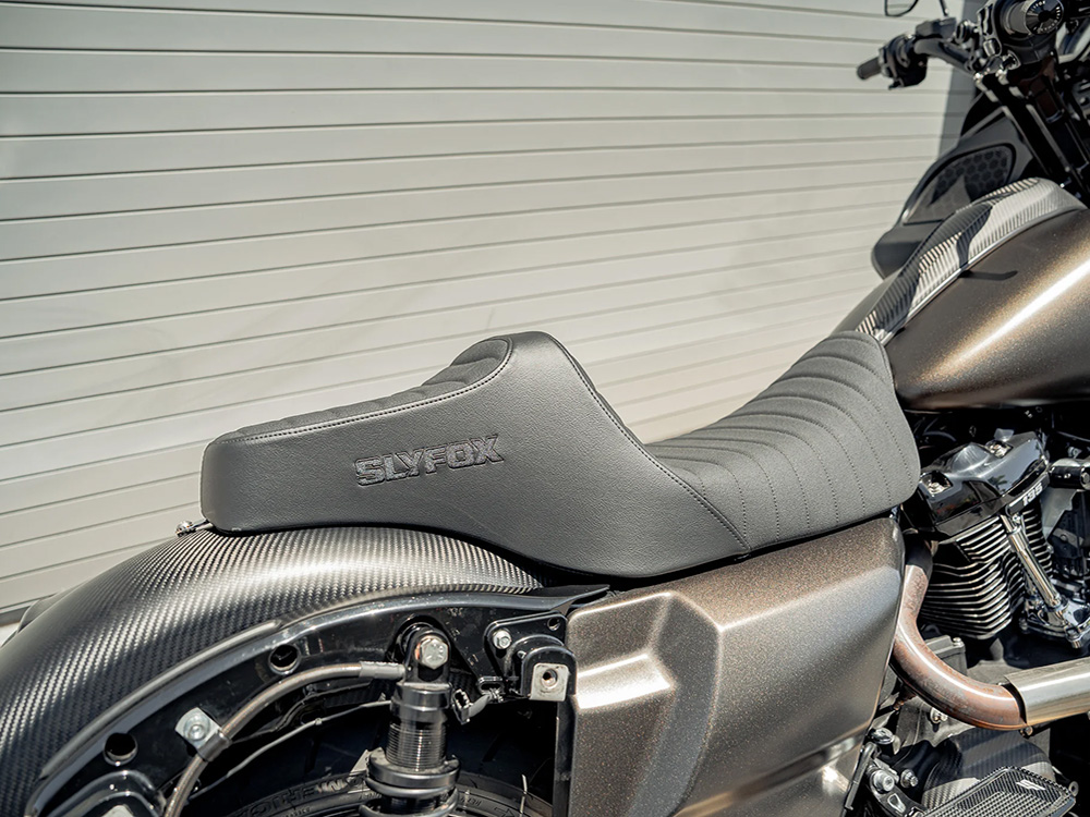 SLYFOX Highnoon Tuck N Roll Dual Seat. Fits Most Touring 2008-2024