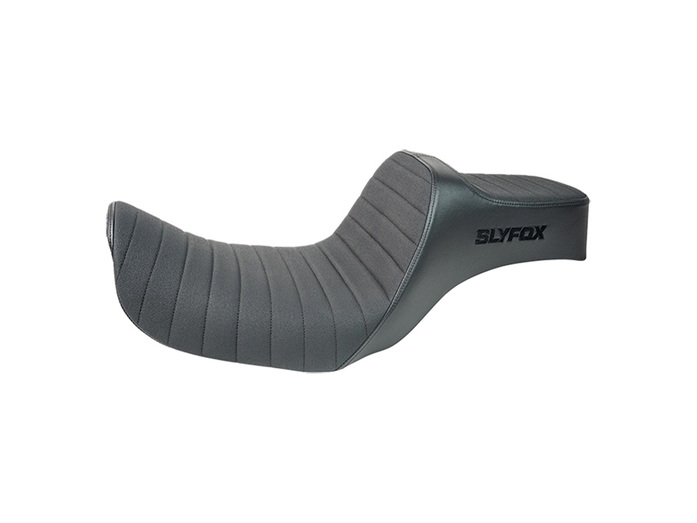 SLYFOX Highnoon Tuck N Roll Dual Seat. Fits Dyna 2006-2017