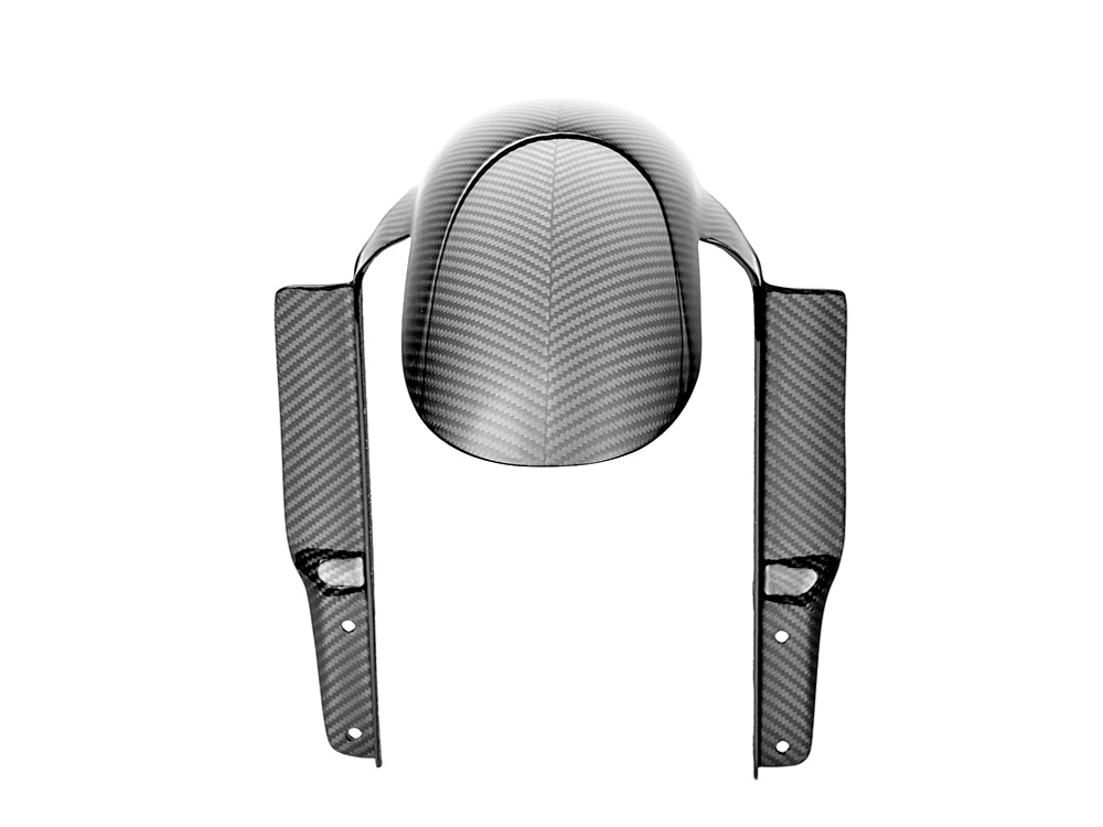 SLYFOX Carbon Front Fender – Gloss Finish. Fits Softail Low Rider S 2020up & Low Rider ST 2022up with 19in. front Wheel