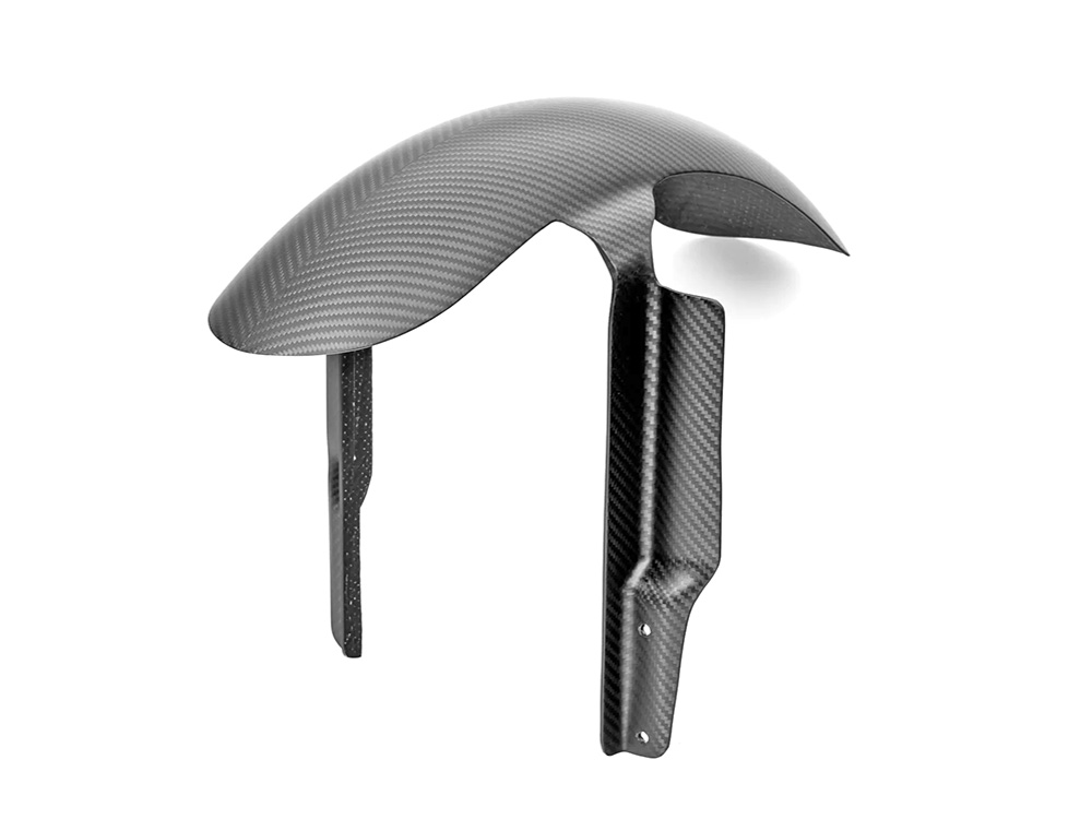 SLYFOX Carbon Front Fender – Matte Finish. Fits Softail Low Rider S 2020up & Low Rider ST 2022up with 19in. front Wheel