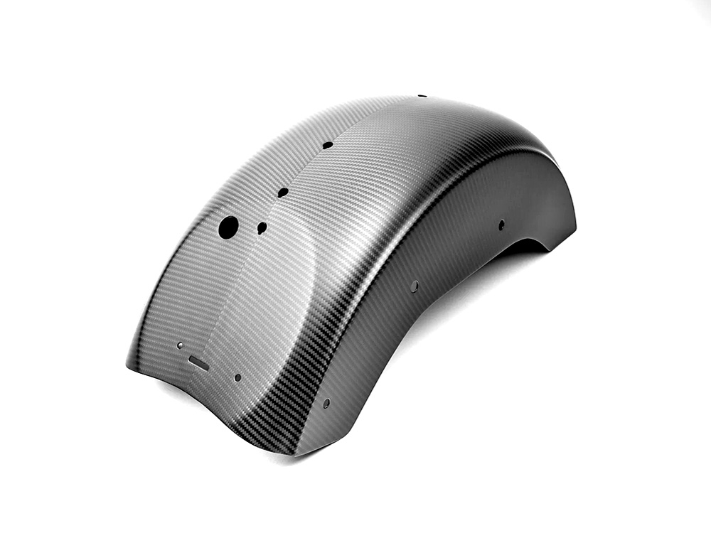 SLYFOX Carbon Rear Fender – Matte Finish. Fits Softail Low Rider 2018-2020, Low Rider S 2020up & Low Rider ST 2022up