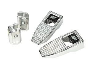 SLYFOX Slim Speed Footpegs – Polished. Fits Softail 2018up Front Rider SLYFOX Slim Speed Footpegs – Polished. Fits Softail 2018up Front Rider