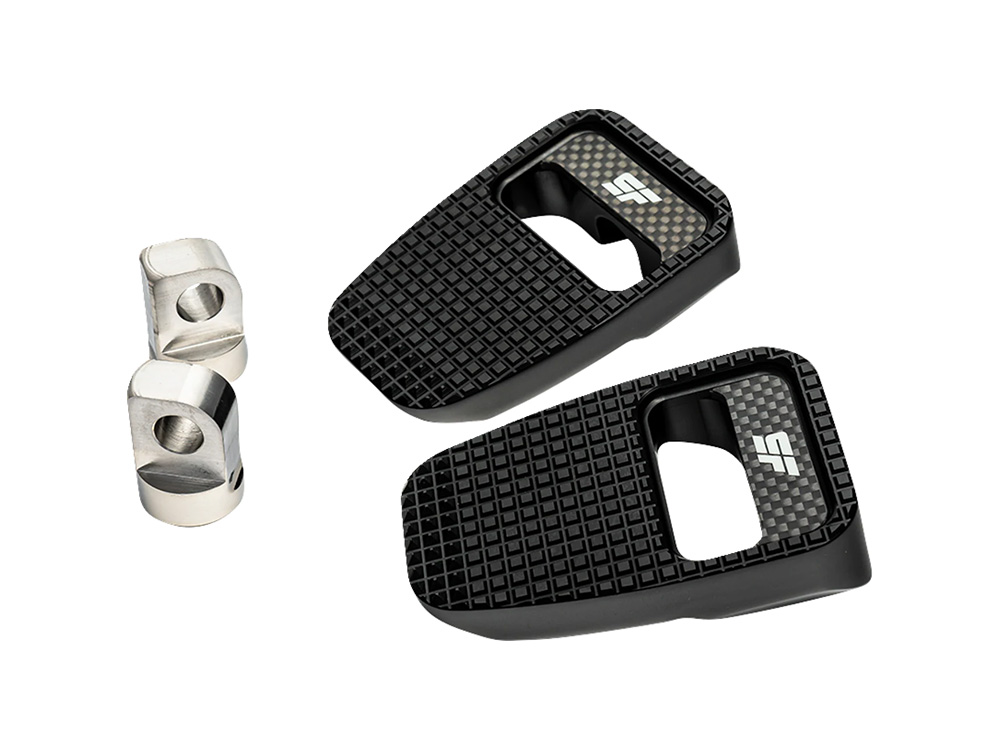 SLYFOX Fatty Footpegs with HD Male Mount – Black