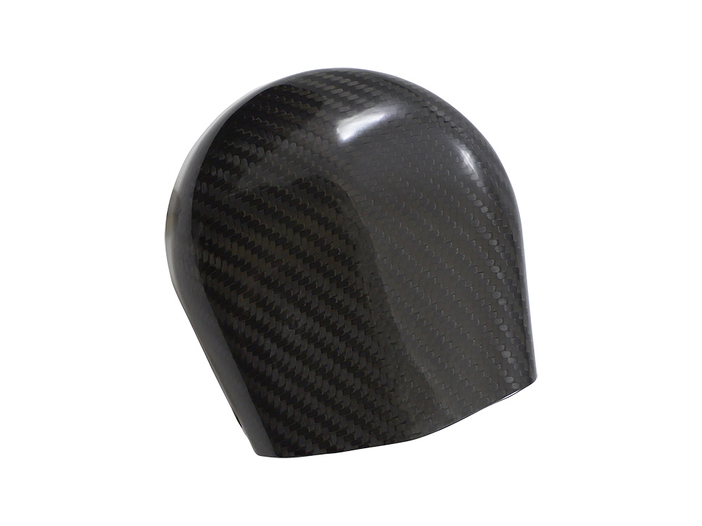 SLYFOX Carbon Horn Cover – Gloss Finish. Fits Softail 1993-2017, Dyna 1993-2017, Touring 1993-2016 & Sportster 1993-2021