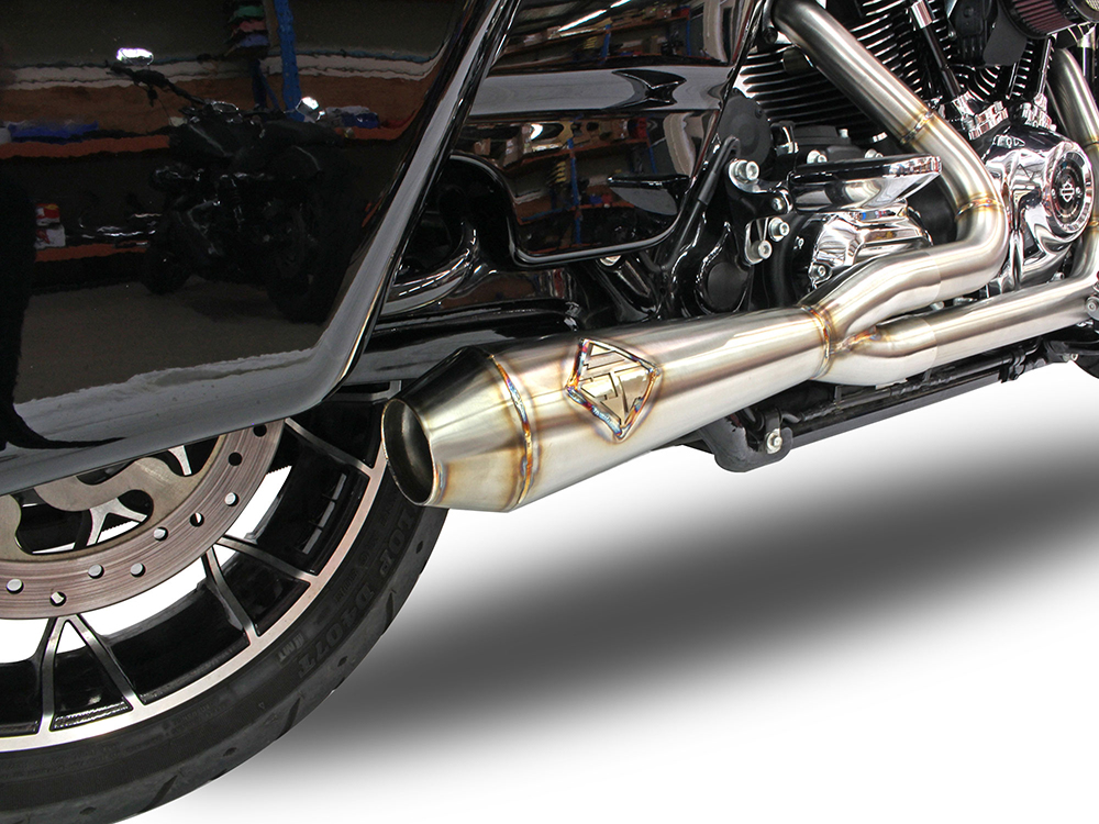 SP Concepts EXHAUST 2-into-1 LaneSplitter Exhaust – Stainless Steel. Fits Touring 2017up.