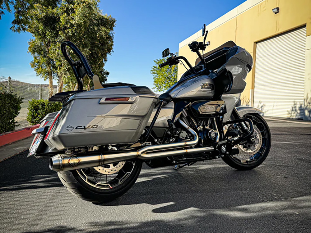 SP Concepts EXHAUST 2-into-1 Turnpike Full Length Exhaust – Stainless Steel. Fits Touring 2017up.