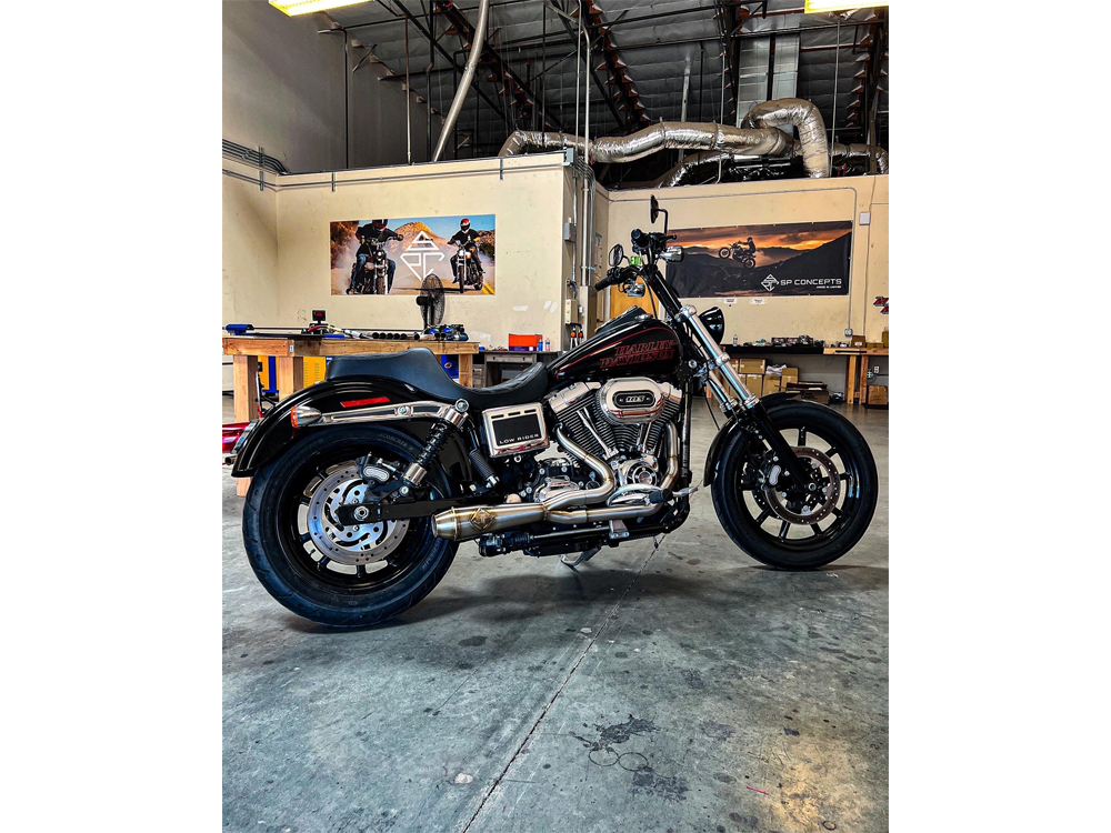 SP Concepts EXHAUST 2-into-1 LaneSplitter Exhaust – Stainless Steel. Fits Dyna 2006-2017