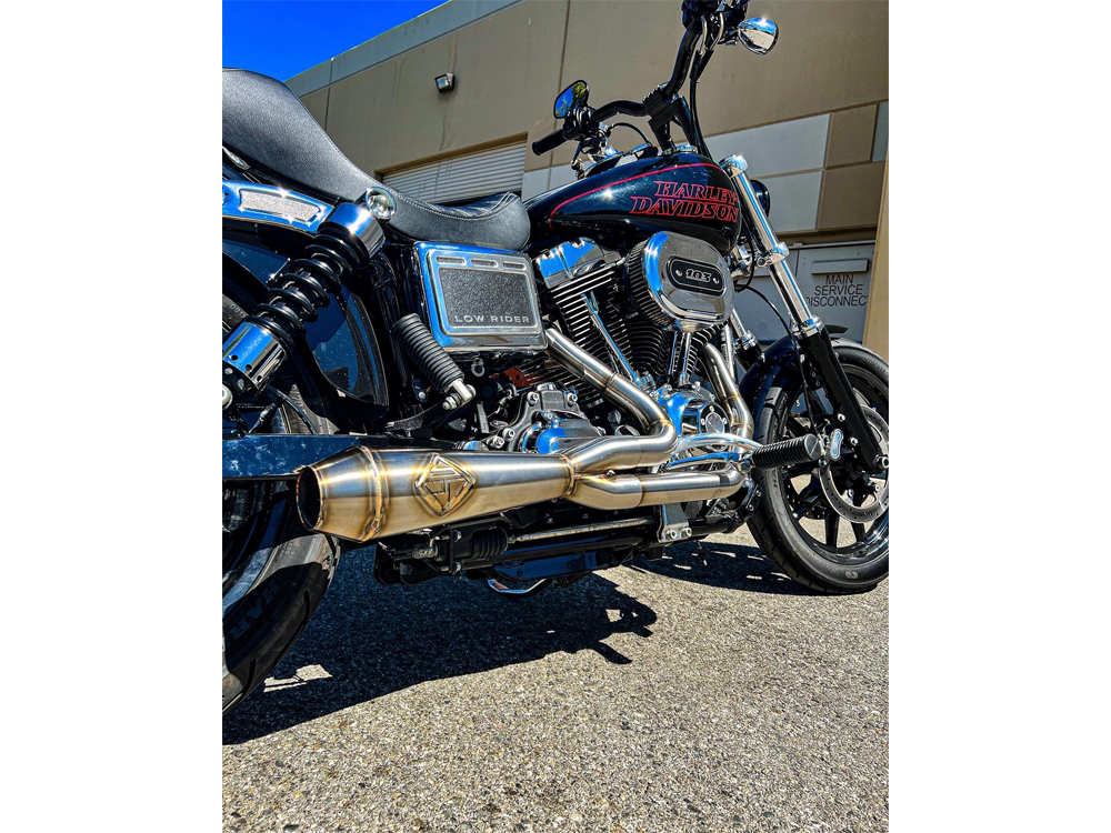 SP Concepts EXHAUST 2-into-1 LaneSplitter Exhaust – Stainless Steel. Fits Dyna 2006-2017
